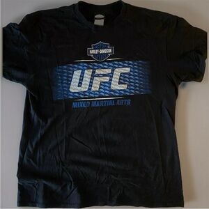 Harley Davidson UFC Martial Arts Nevada t Shirt large UFC Shirt Harley Davidson